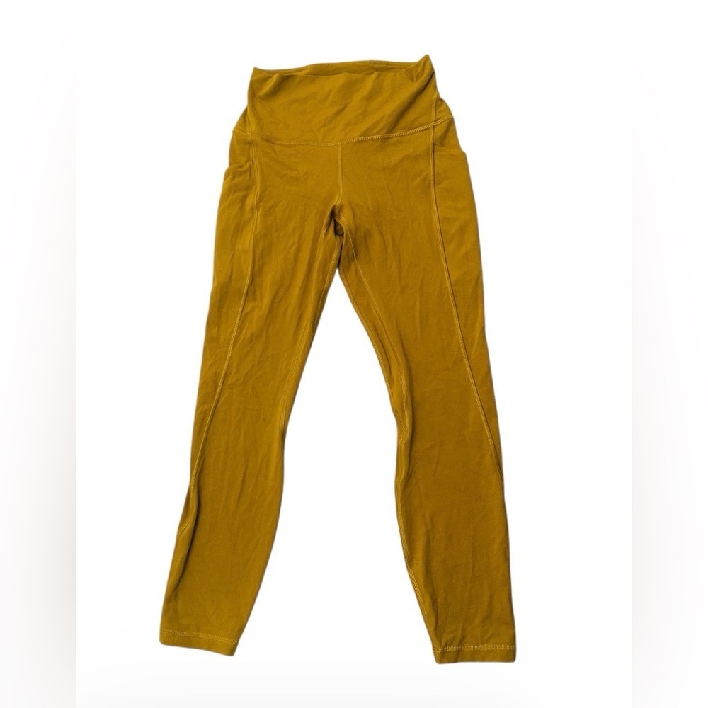 Lululemon Align High Rise Pant with Pockets 25" Gold Spice NWOT Women’s 6 - Picture 7 of 9